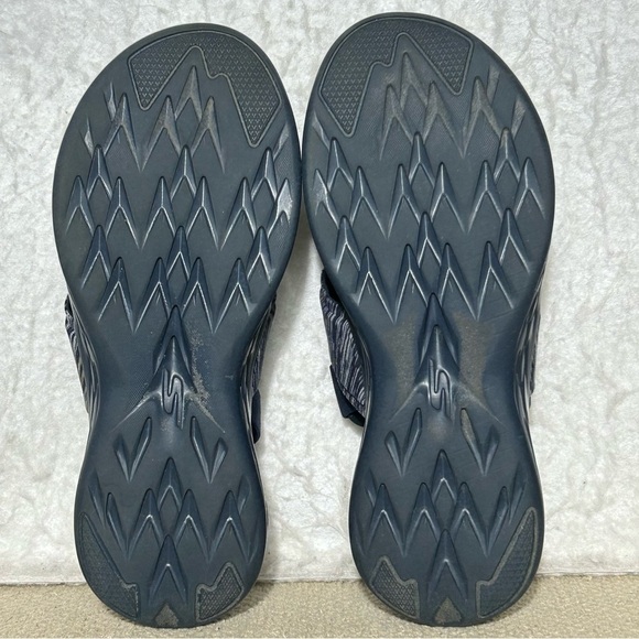 Skechers Womens Blue Performance On-the-Go 600 Slip On Sport Strap Sandals SZ 7 - Picture 8 of 11
